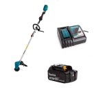 Orilladora Inalámbrica 18V + Cargador Rápido Simple + Batería 18V 3AH Makita DUR191LZX3-1 - Imagen 2