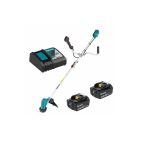 Orilladora Inalámbrica 18V mango en U + Cargador Simple + 2 Baterías 18V 5AH Makita DUR191URT3 - Imagen 2