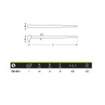Palanca Polivalente 90° 406 mm Irimo 066-400-1