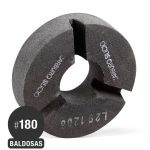 Piedra Circular Tres Segmentos - Carburo de Silicio - Baldosas - Grano 180 - 8''x2''x2'' - Isesa