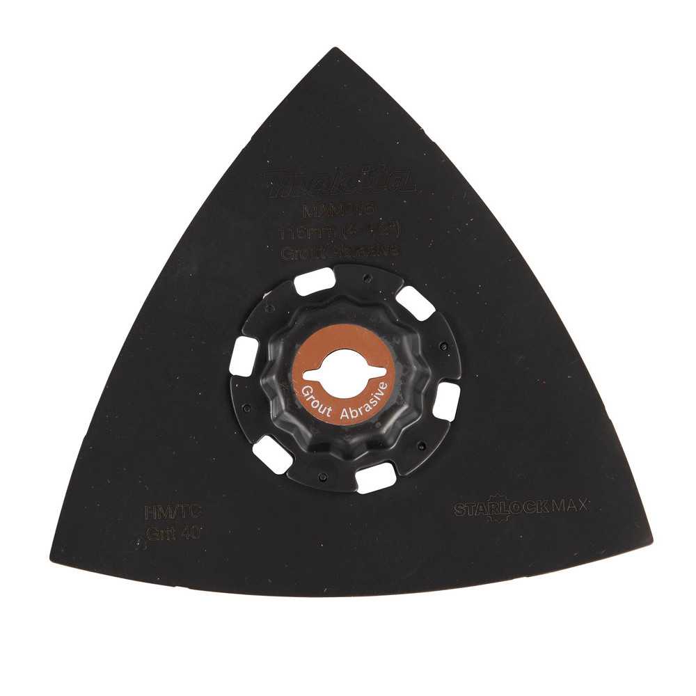 Placa de lijado grano 40 116mm Starlock Max MAM016 Makita B-66569 - Imagen 2
