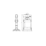 Prensa Hidráulica 75 Toneladas CP86750 Chicago Pneumatic MI-CHP-050645
