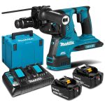 Rotomartillo Inalámbrico SDS-PLUS 28mm + 2 Baterías 5.0Ah + Cargador Makita DHR283PT2J - Imagen 2
