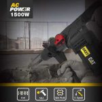 Rotomartillo Sds Plus 32mm 1500W 5.0J Dx27 CAT 48000721000 - Imagen 5