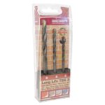 Set 3 Brocas Piedra - 5/6/8 mm - Long Life - Alpen