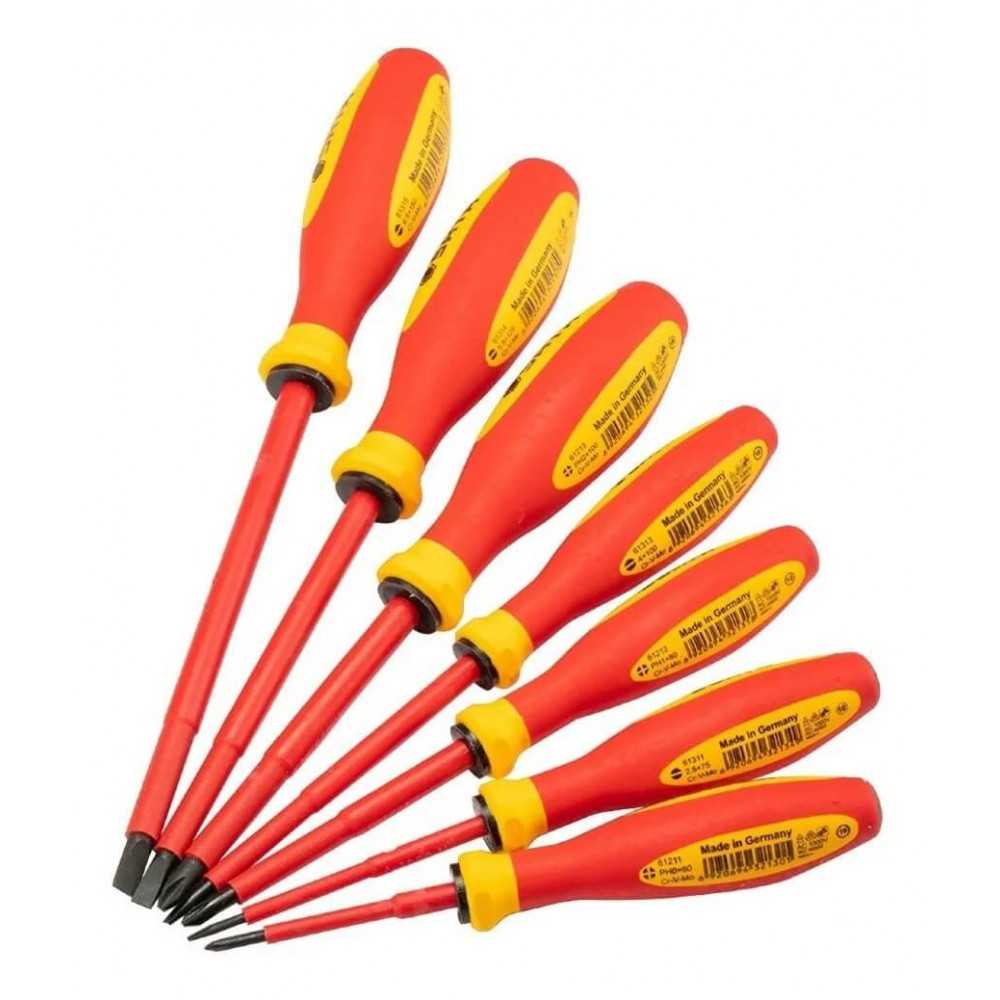 Set Atornilladores Aislados 7 Piezas 1000V Sata ST09301ASJ - Imagen 1