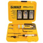 Set Avellanador para atornillar 8 piezas DeWalt DW2730 - Imagen 2