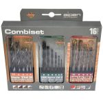 Set Brocas (16) Madera / Metal / Muro TM5 / TM6 / TSS5 Marca Alpen