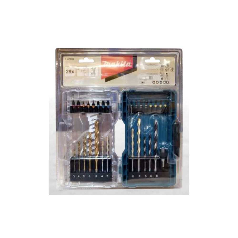 Set Brocas Meta, Madera, Concreto y Puntas, MZ. 29 pzs Makita E-07054 - Imagen 1