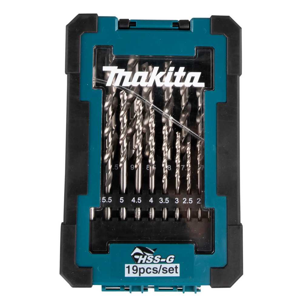 Set Brocas Metal HSS-G 19 Piezas Makita D-67549 - Imagen 2