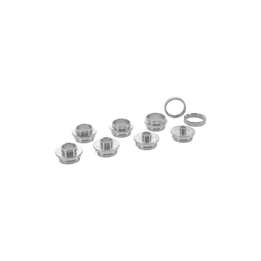 Set bujes metálicos para routers 7 piezas Milescraft 1278 - Imagen 3