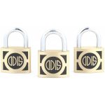 Set Candados 3 pzs 40mm Llaves Iguales 340 Odis CAN0000051