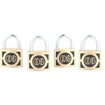 Set Candados 4 pzs 40mm Llaves iguales 340 Odis CAN0000052 - Imagen 2