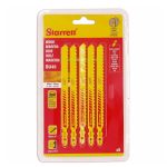 Set de 5 Sierras Caladoras Bimetalicas - Madera - 100x9.5mm - Starret