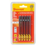 Set de 5 Sierras Caladoras Bimetalicas - Madera - 75x6mm - Starret