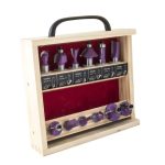 Set Fresas Eje 1/2" 12 pzs. Caja de Madera AF 712K 1/2". Neo MI-NEO-044477