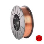 Set Rollos de Cable 10 pzs Alambre 0,8 MM 5KG E-70S Sds Power MI-SDS-055330