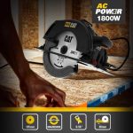 Sierra Circular 7-1/4'' (185mm) 1800W Dx56 CAT 48001521000