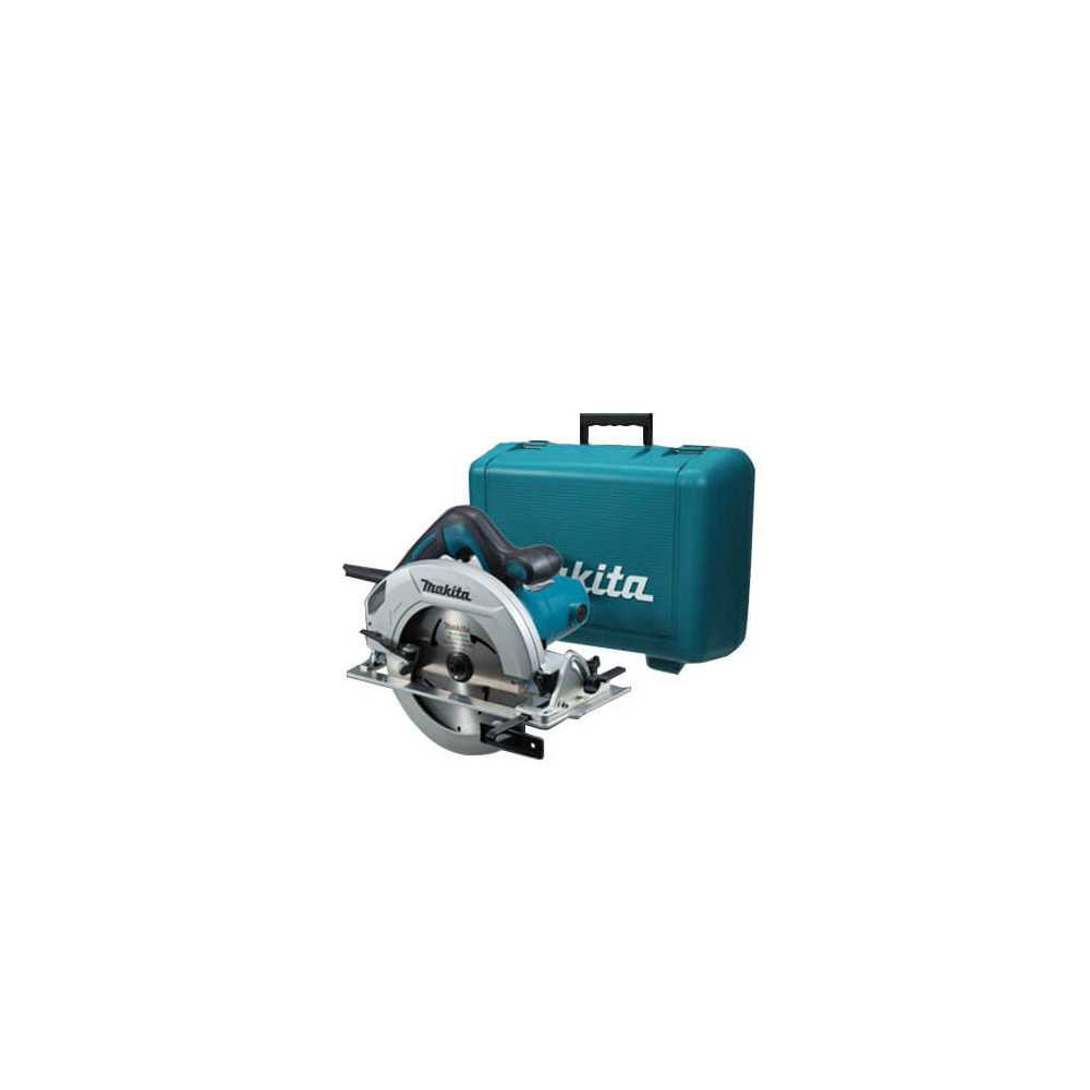 Sierra Circular 7-1/4" (185 mm) eje 5/8" 1200 W Capacidad MaxCorte 64 mm Base de aluminio Makita HS7600 + Maleta - Imagen 1