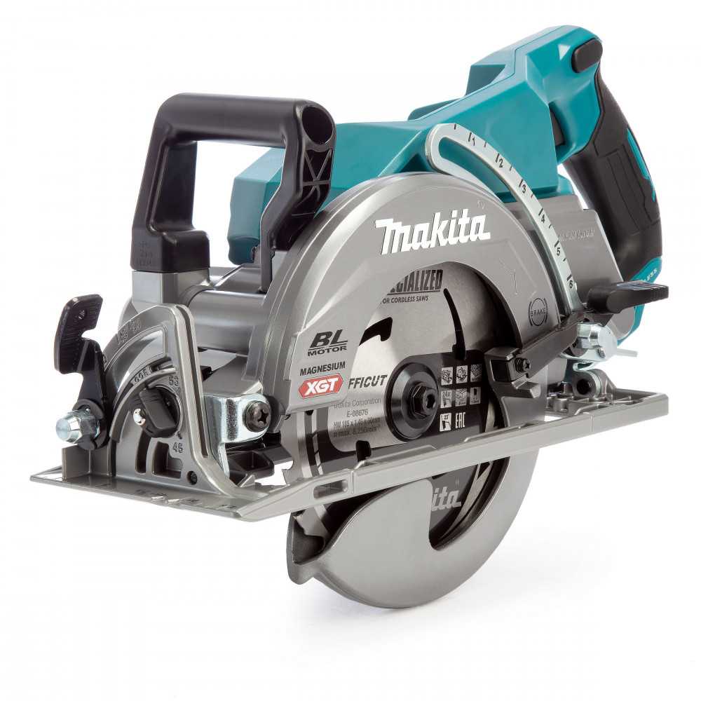 Sierra Circular Inalámbrica 7-1/4" 40V SIN BATERÍA NI CARGADOR Makita RS001GZ - Imagen 2