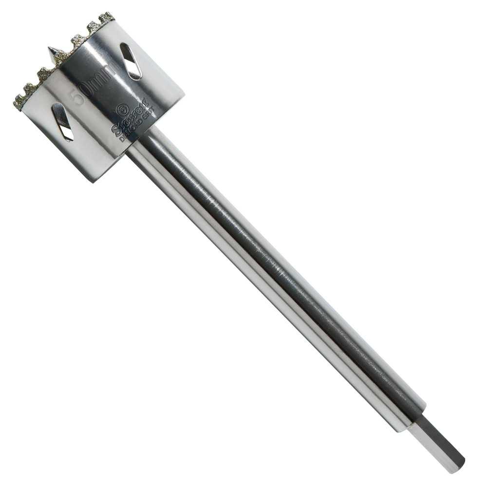 Sierra Copa Diamantada - 50mm - Mampostería - Toma Incluida - Starrett - Imagen 1