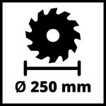 Sierra de Banco 2000 W TC-TS 2025/2 U Einhell 4340490 - Imagen 7