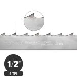 Sierra Huincha para Madera 13x0.55mm 4tpi (30mt) Hook Woodpecker™ Premium Starrettt