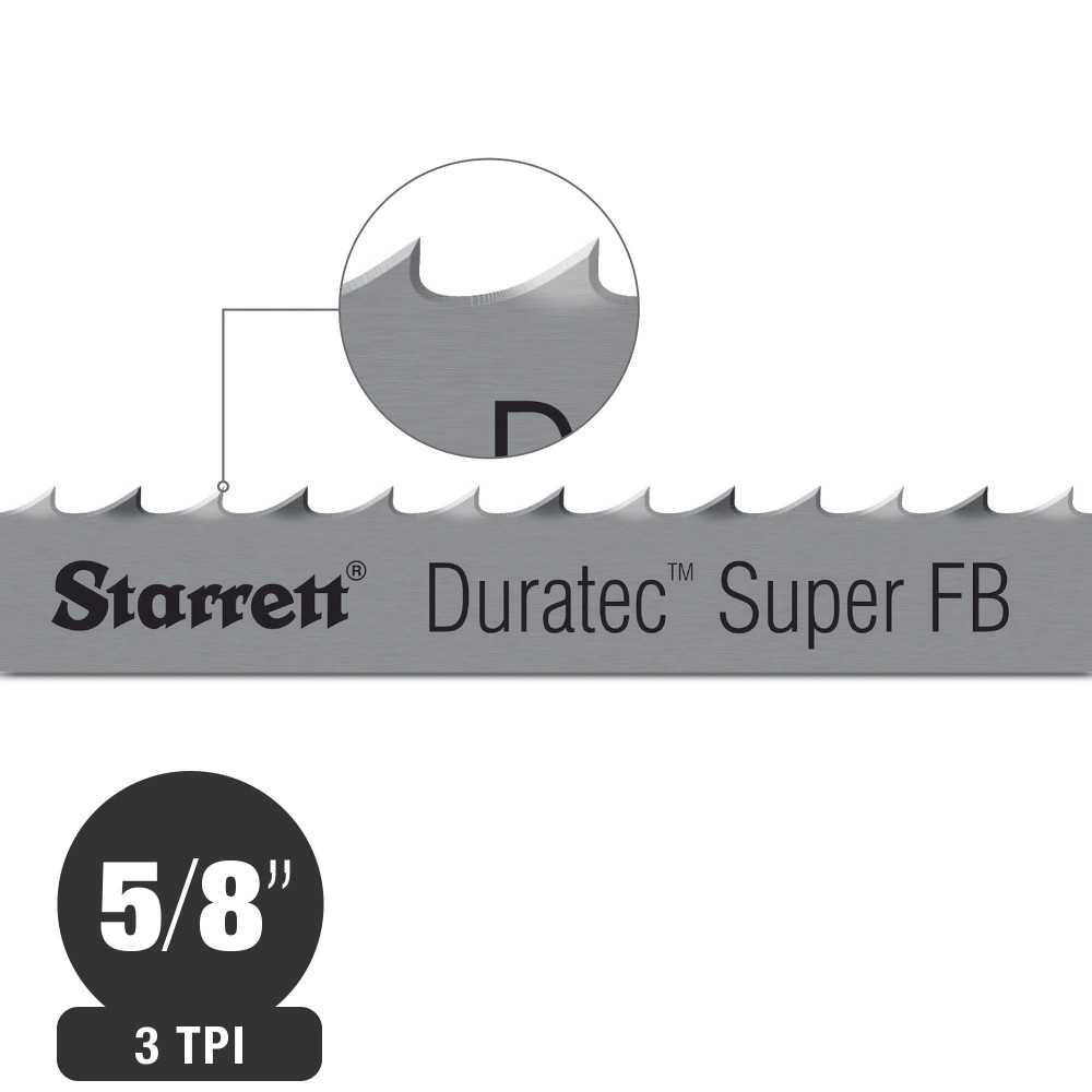 Sierra Huincha para Metal 16x0.80mm 3tpi (30mt) Skip Duratec™ Super FB Starrett - Imagen 1