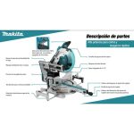 Sierra Ingleteadora Inalámbrica 305mm (12") 18V Sin Batería ni cargador Makita DLS211Z
