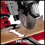 Sierra Ingleteadora Telescópicas Dual 10“ 2100W TC-SM 2534/1 Doble Einhell 4300395 - Imagen 4