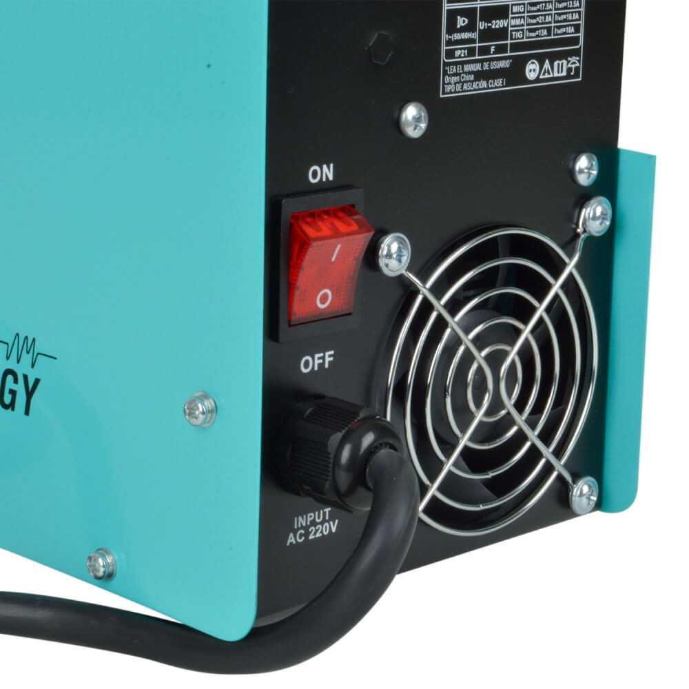 Soldadora 120 amp MIG FLUX-ARCO-TIG IMET 120/220 Energy MI-ENE-054597 - Imagen 7