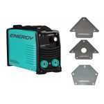 Soldadora Inverter Arco Manual Energy 200 AMP I 200/3/220+ Kit Escuadras Magnéticas Gladiator MI-ENE-054542_KIT - Imagen 2