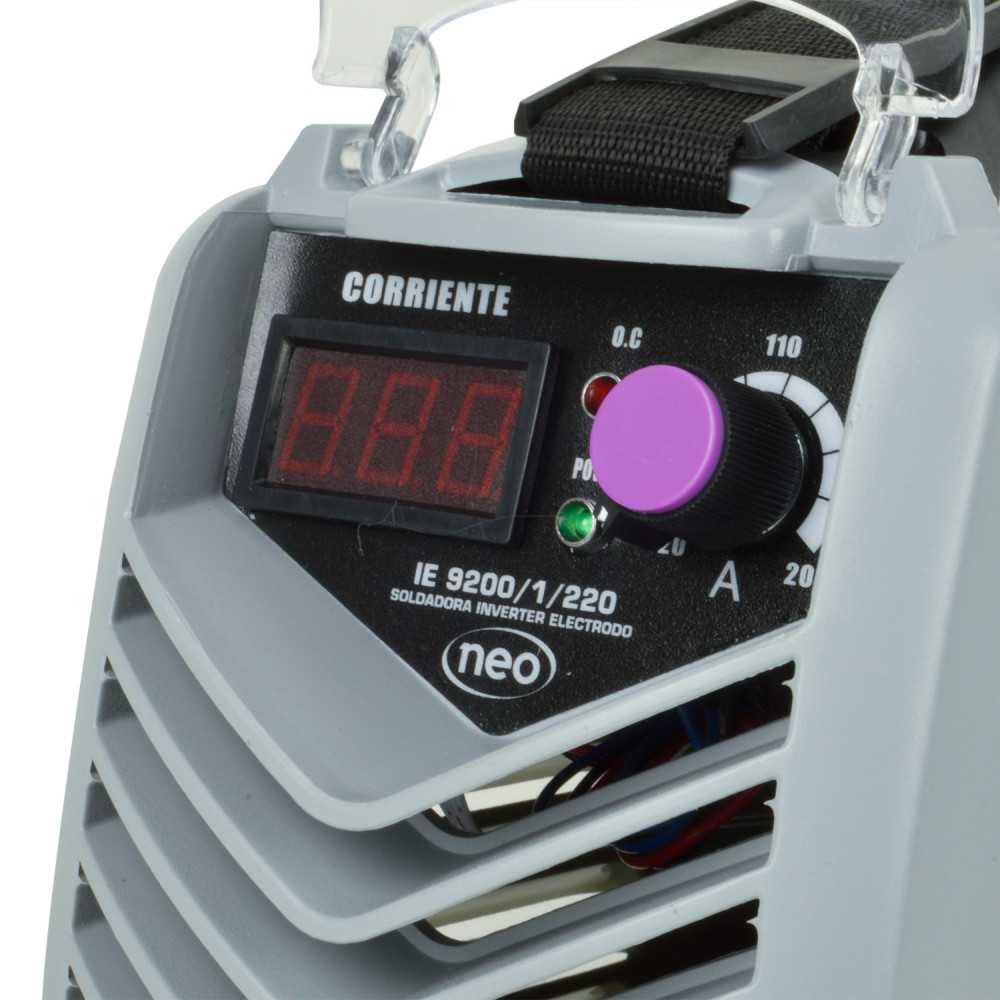 Soldadora ARCO MANUAL 200 AMP +MASCARA IE 9200/1/220 km1 Neo MI-NEO-054549 - Imagen 7