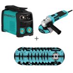 Soldadora Inverter Arco Manual 140A + Esmeril Angular 4-1/2" 650W + 10 Discos Energy MI-ENE-053447