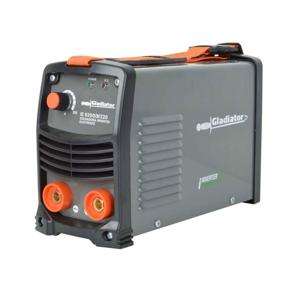 Soldadora Inverter Arco Manual 200Amp+Esmeril 4.1/2” + DISCOS IE 6200 Gladiator MI-GLA-054546 - Imagen 4