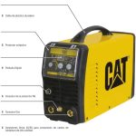 Soldadora Inverter Arco Manual/Tig 200A Con Accesorios DZ251 ST CAT 55040 - Imagen 5