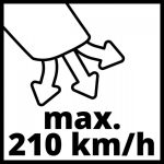 Soplador Inalámbrico 18V 210 km/h (Sin batería ni cargador) GE-CL 18/1 Li E-Solo Einhell 3433541