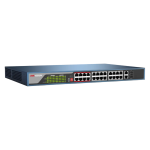 Switch 16Puertos POE+ 250mt 2 Puertos SFP/2 Puertos Gigabit 230W