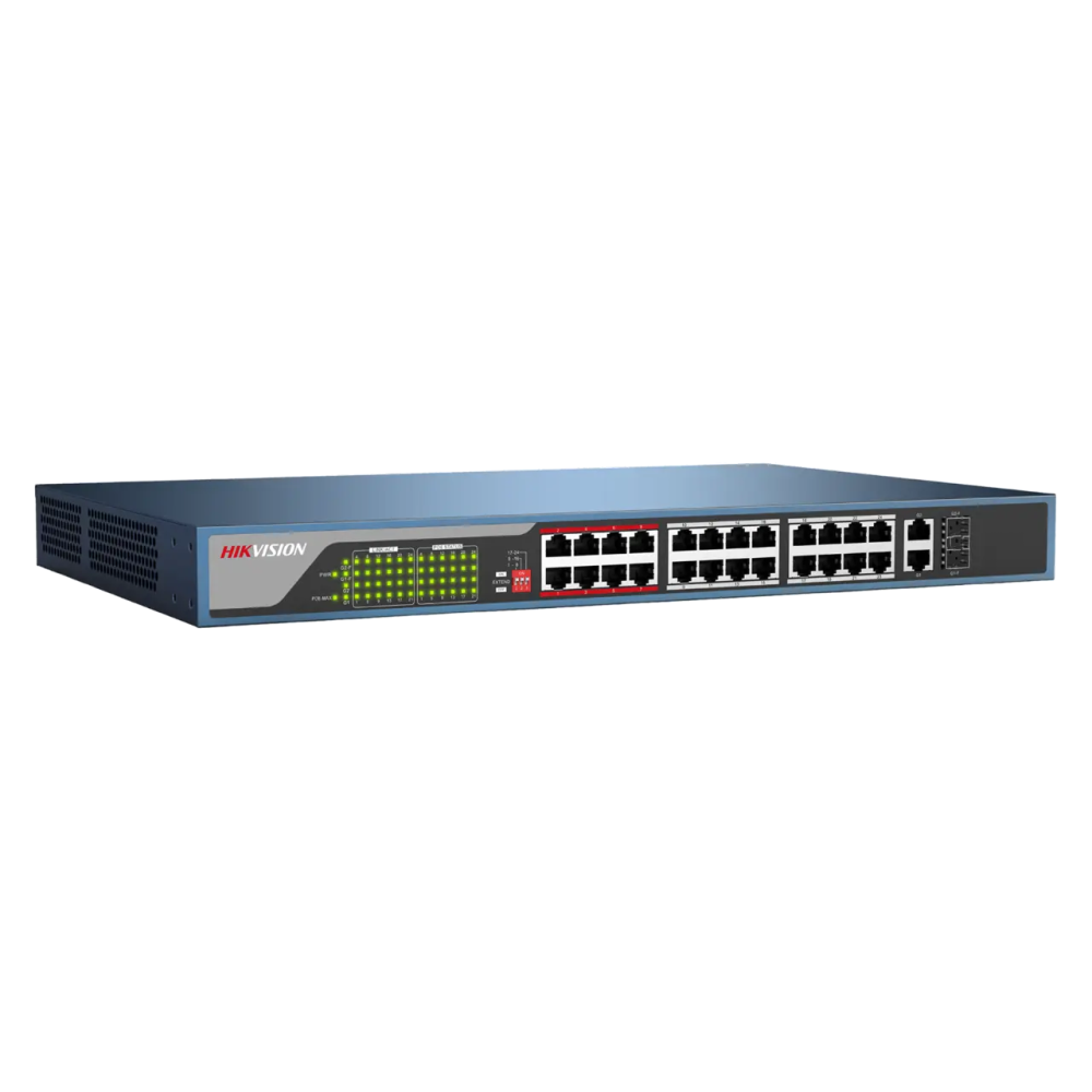 Switch 16Puertos POE+ 250mt 2 Puertos SFP/2 Puertos Gigabit 230W - Imagen 1