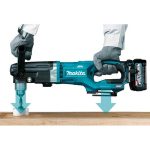 Taladro Angular Inalámbrico 13 mm (1/2") 40V + Batería + Cargador+ Maleta Makita DA001GM101 - Imagen 4
