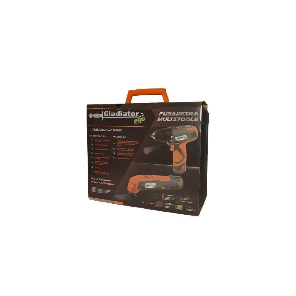 Taladro Atornillador Inalámbrico 10MM 12V TA810 + Multipropósito 12V MU800K Gladiator MI-GLA-050548 - Imagen 6