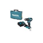 Taladro Atornillador Inalámbrico 13mm + 1 Batería 18V 1.5 Ah + 1 Cargador DC18SD Makita DDF483SY