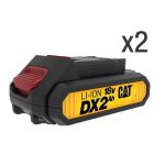 Taladro Atornillador Inalámbrico Percutor 13mm 18V +2 Baterías 2.0A +Cargador DX12 CAT 48002421000 - Imagen 5