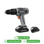 Taladro Atornillador Percutor Inalámbrico 13MM 18V + 2 Baterías 18V + Cargador TP 813/18 k2 Gladiator MI-GLA-052010 - Imagen 2