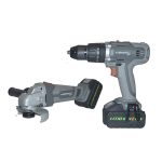 Taladro Atornillador Percutor Inalámbrico 13MM 18V TP 813/18 + Esmeril Angular 4 1/2" 18V AA 815/18K3 Gladiator MI-GLA-052004