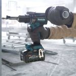 Taladro Atornillador Percutor Inalámbrico 13mm 40V+ 2 Baterías 2.5Ah 40V+ Cargador XGT 40Vmax + Maleta Makita HP001GD201