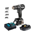 Taladro Percutor Inalámbrico 1/2" 18V Xlt + 2 Baterías 1,5Ah + Cargador normal Makita DHP487YX2B - Imagen 2