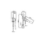 Tecle de Aluminio 0.5T 1.5M 4.3x12x1 MINI Itaka 521099 - Imagen 3