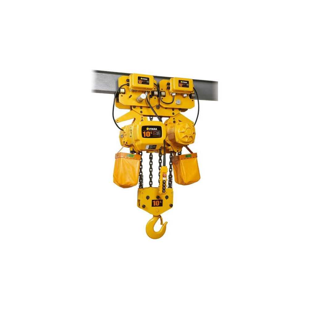 Tecle Eléctrico 10T 6M Industrial con Trolley 380V HBD104 Itaka 181025 - Imagen 1