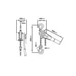 Tecle Palanca 1.0T 1.5M A616-1.0 Itaka 521018
